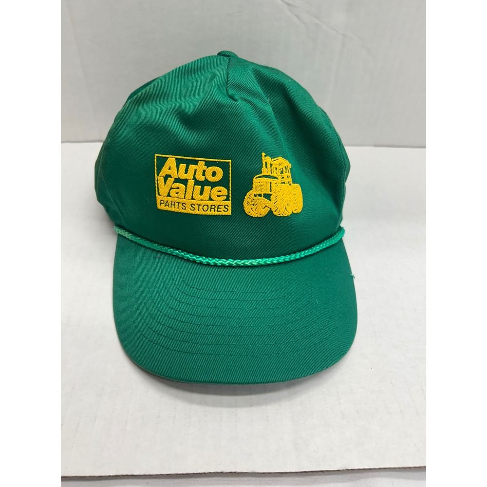 Mohr's Auto Value Parts Stores Hat Unisex OSFM Green Good Vintage Snapback Rope